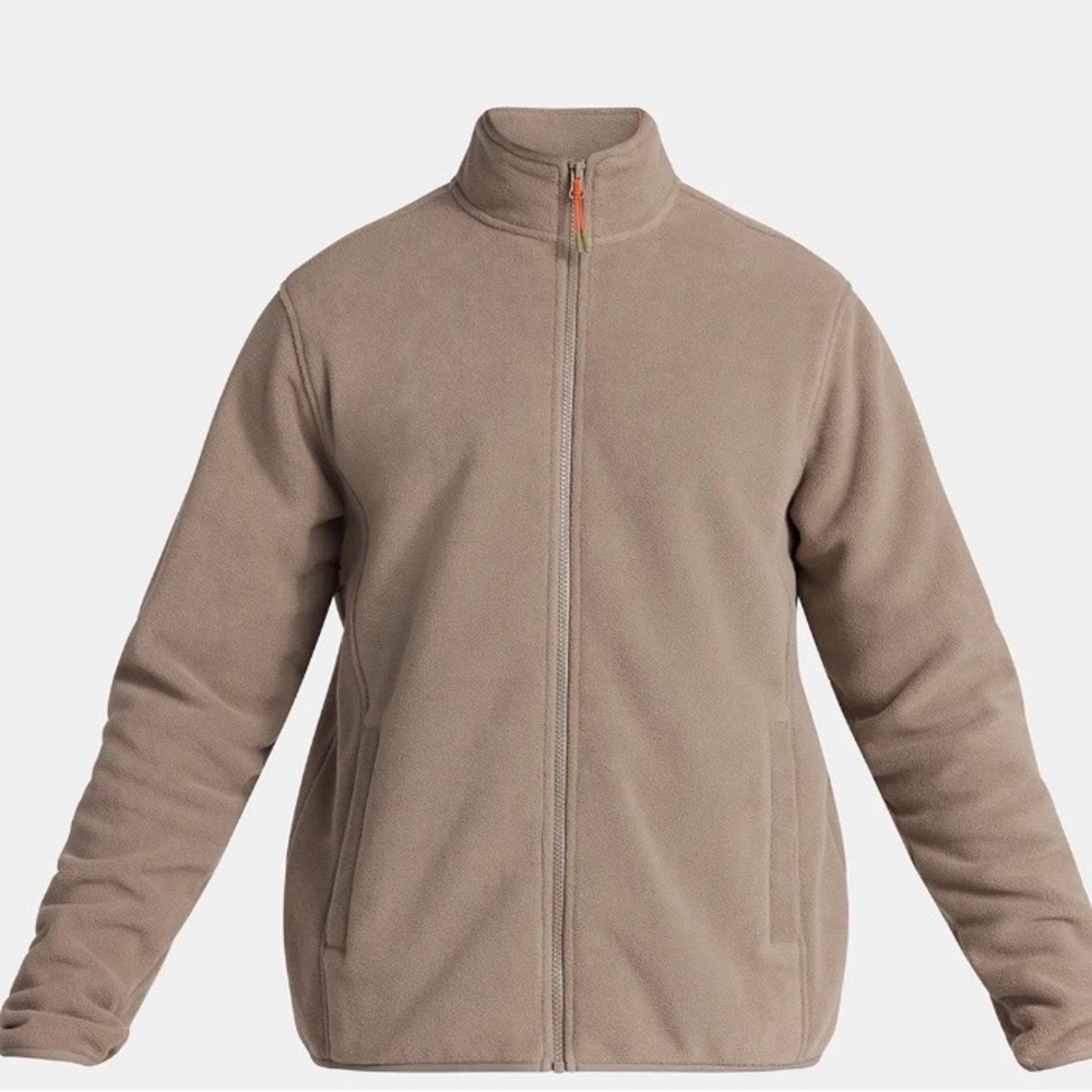 Ozark Trail Men's Taupe Falls Fleece Zip-Front Jacket, Size M NWT - Picture 5 of 11